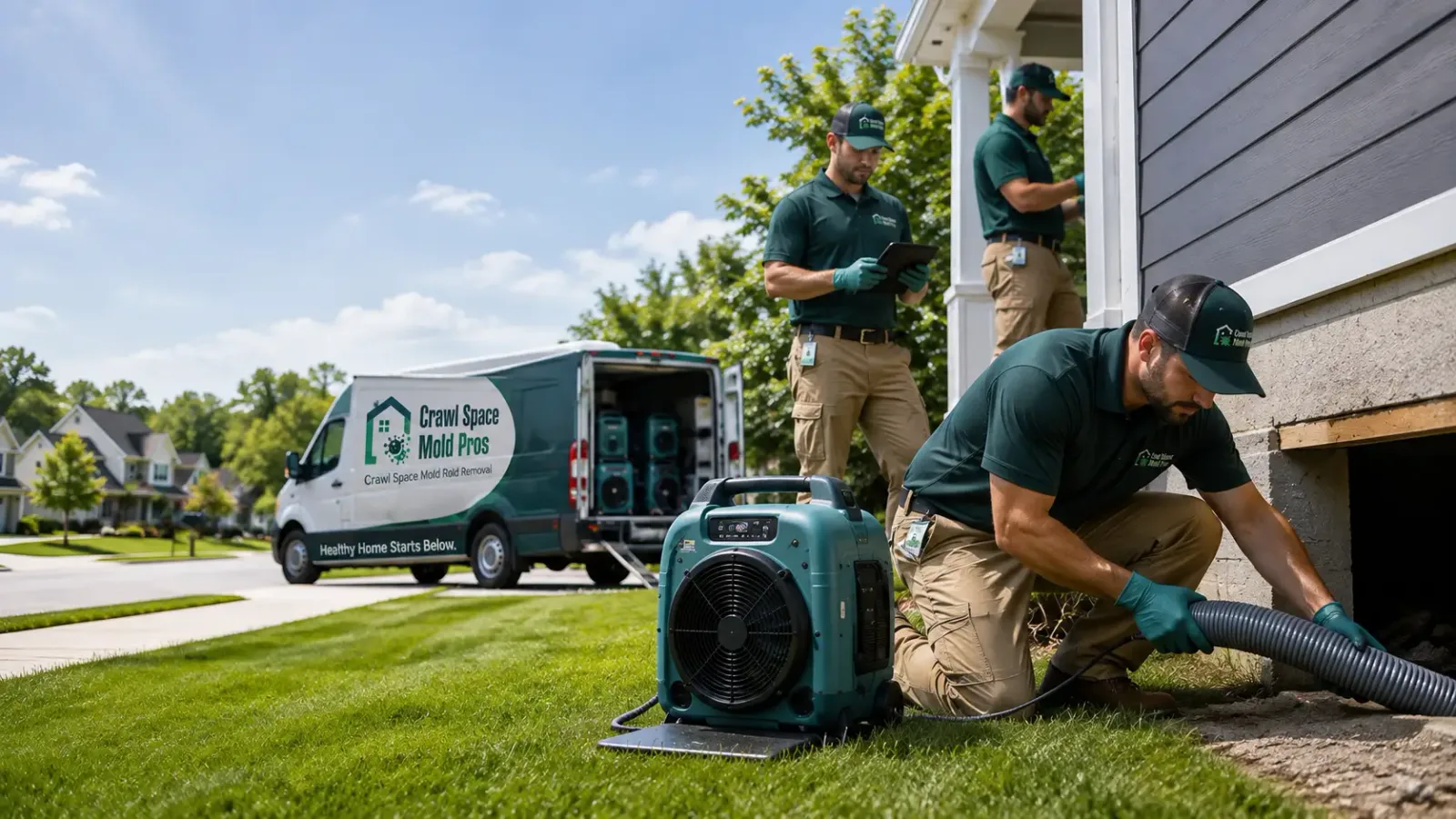 Crawl Space Mold Removal in Hazen, ND